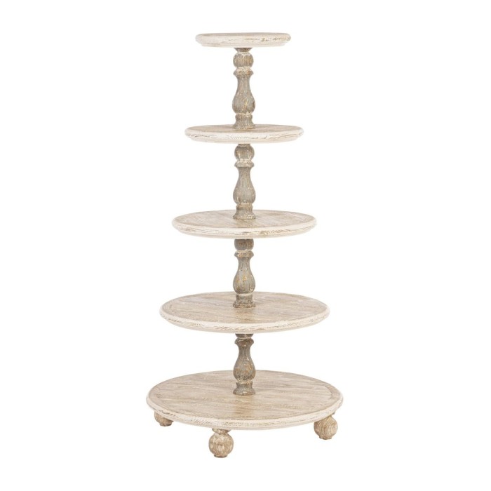 ALZATA LEGNO 5 PIANI H143